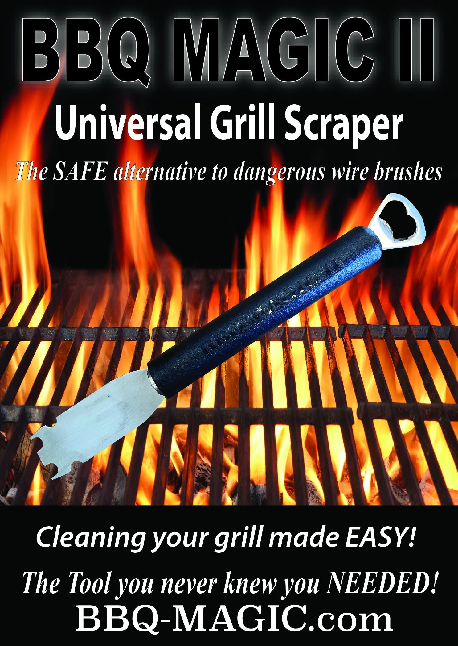 Universal Grill Scraper Cleaning Tool 